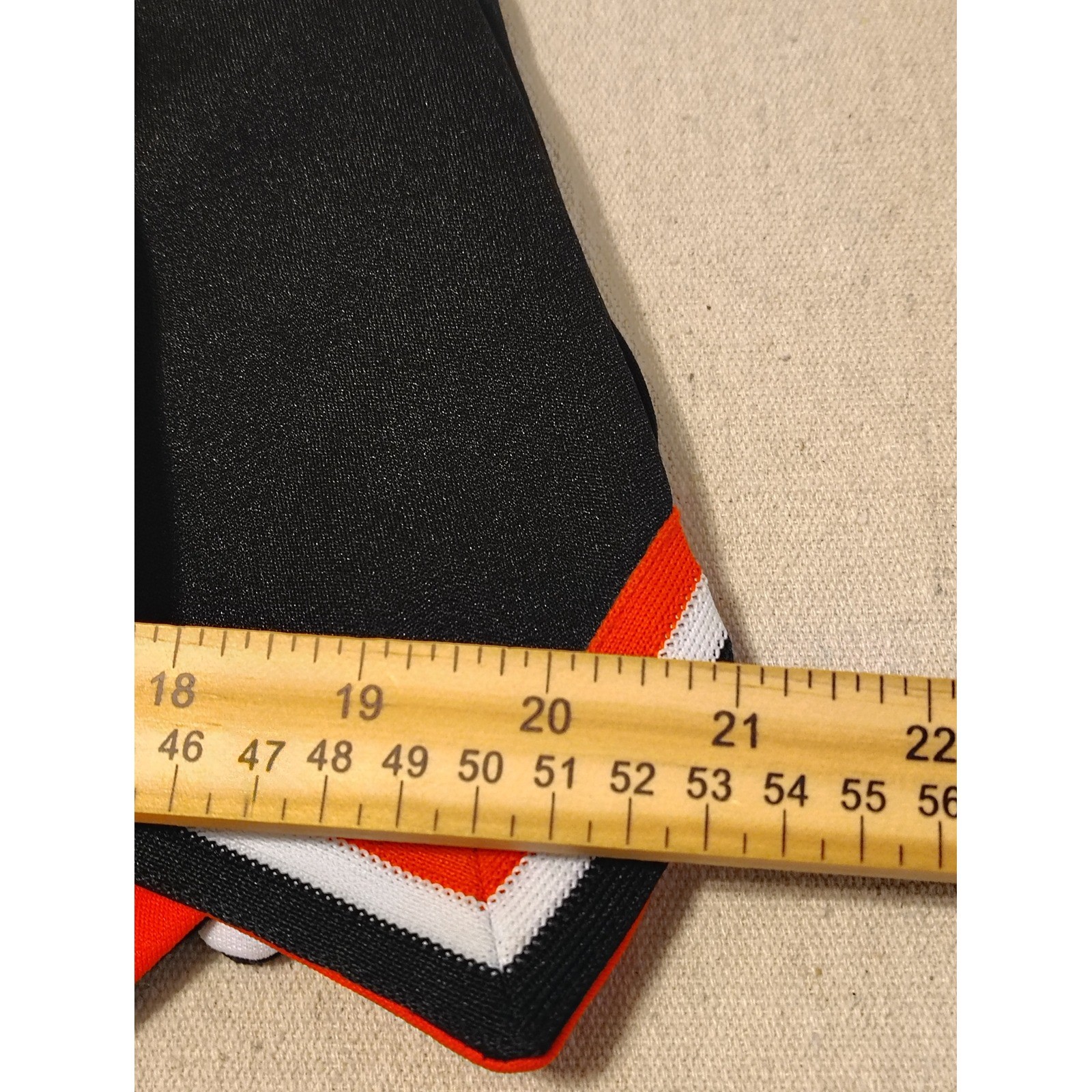 Cheerleader & DanzTeam Fly-Away Skirt Black Orange White Pleated Size 5/13 USA