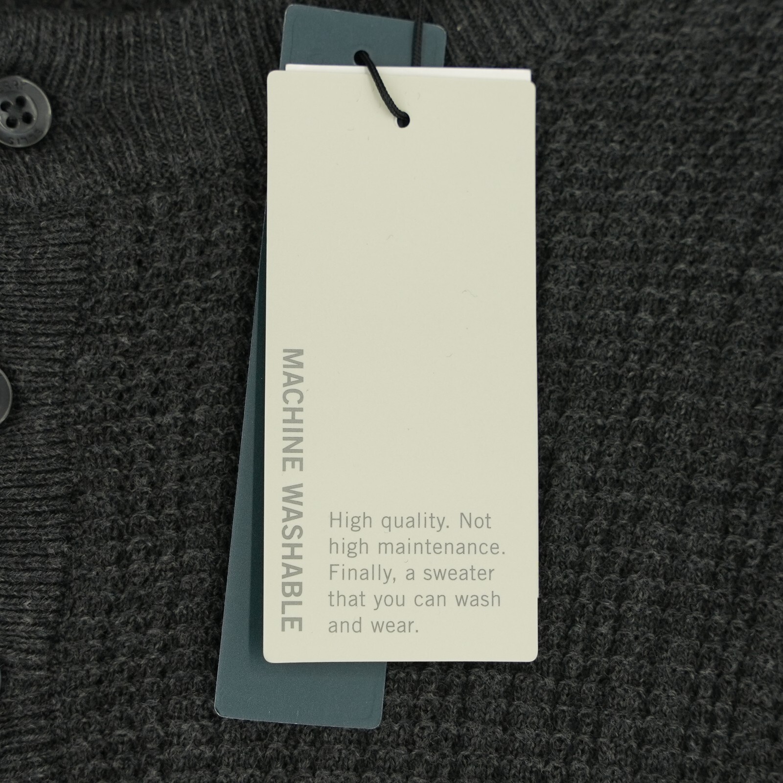 Perry Ellis Men’s 1/4 Zip Sweater 2X BIG Dark Blue White NWT $99.50