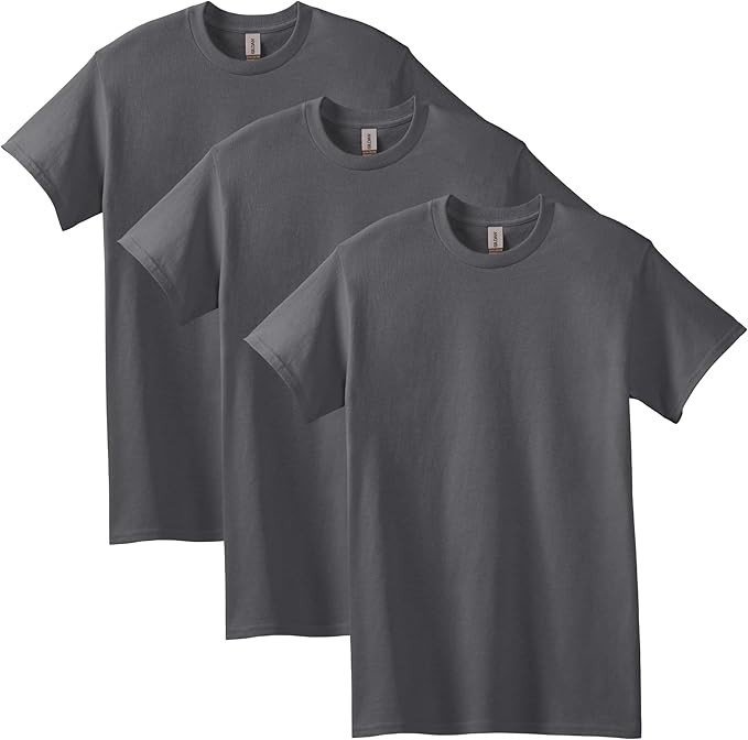 Gildan (3-pack) Solid Ultra/Heavy Cotton Short Sleeve Blank T-Shirt S-3XL