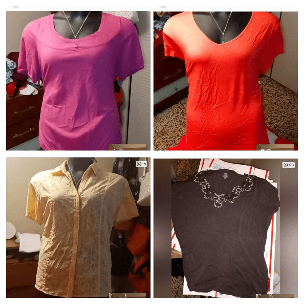 Priced for one blouse buyers choice
