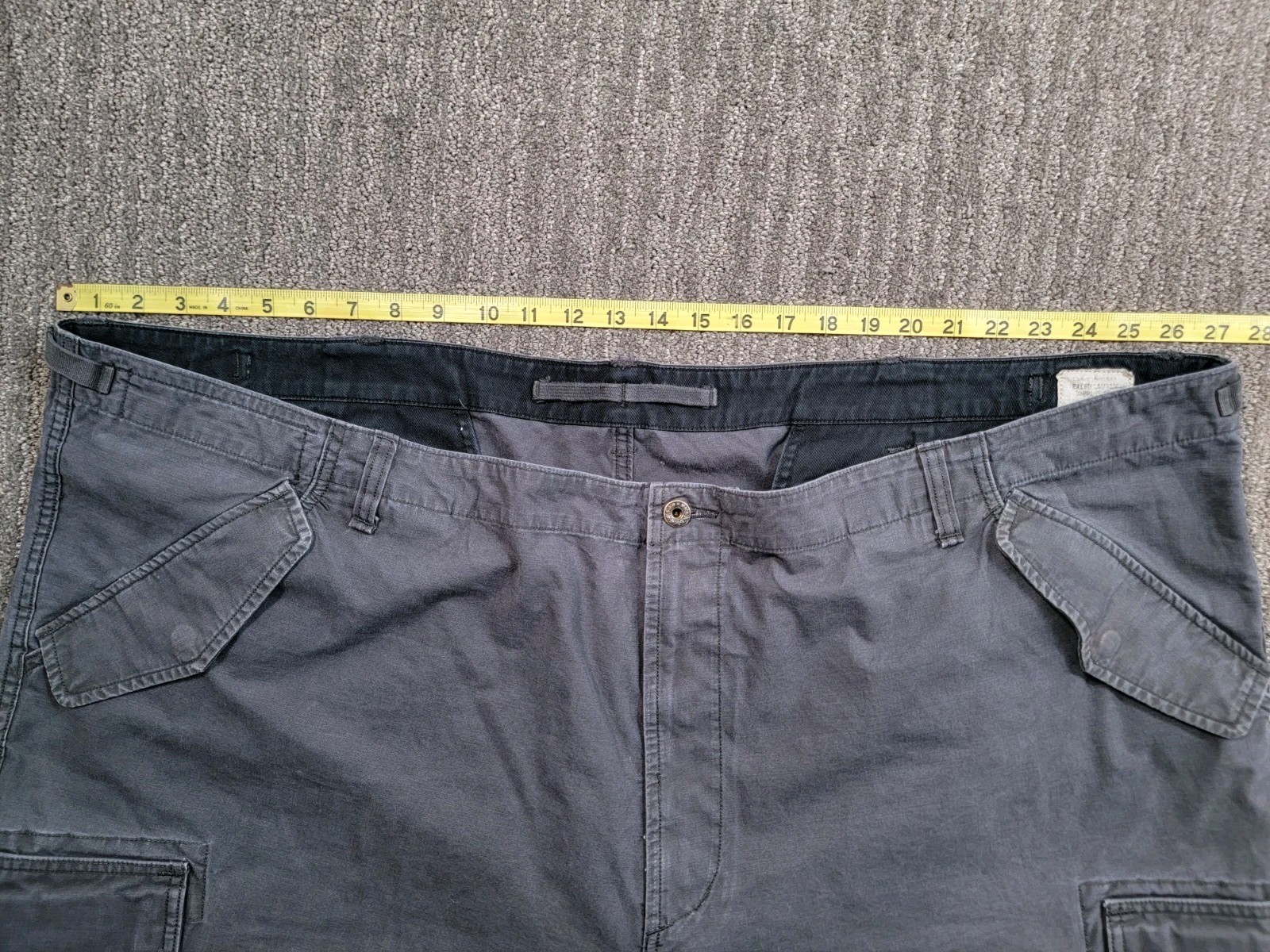 Polo Ralph Lauren Utility Pants Mens 54Bx32 Surplus Chino Cargo Inspector