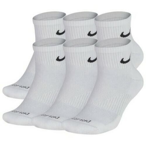 Nike Men’s Socks Athletic Everyday Plus Training Cushioned Dri-Fit Ankle Socks
