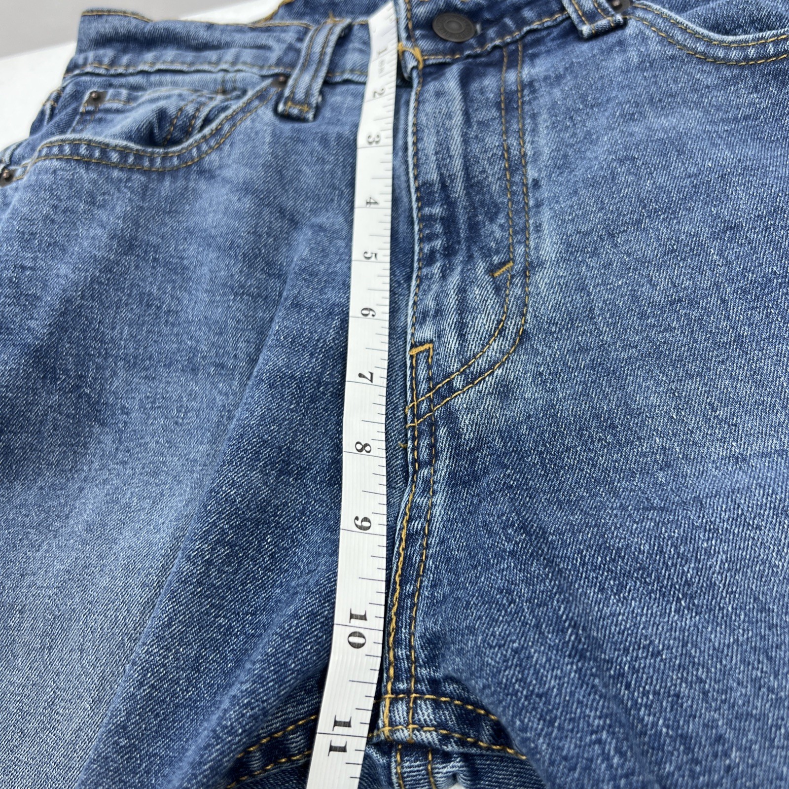 Levi‘s 505 Straight Blue Denim Casual Jeans Size 30