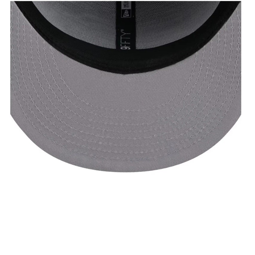 New Era 59Fifty Basic Chrome/Black Chicago White Sox Gray UV – NWT – 7 3/4