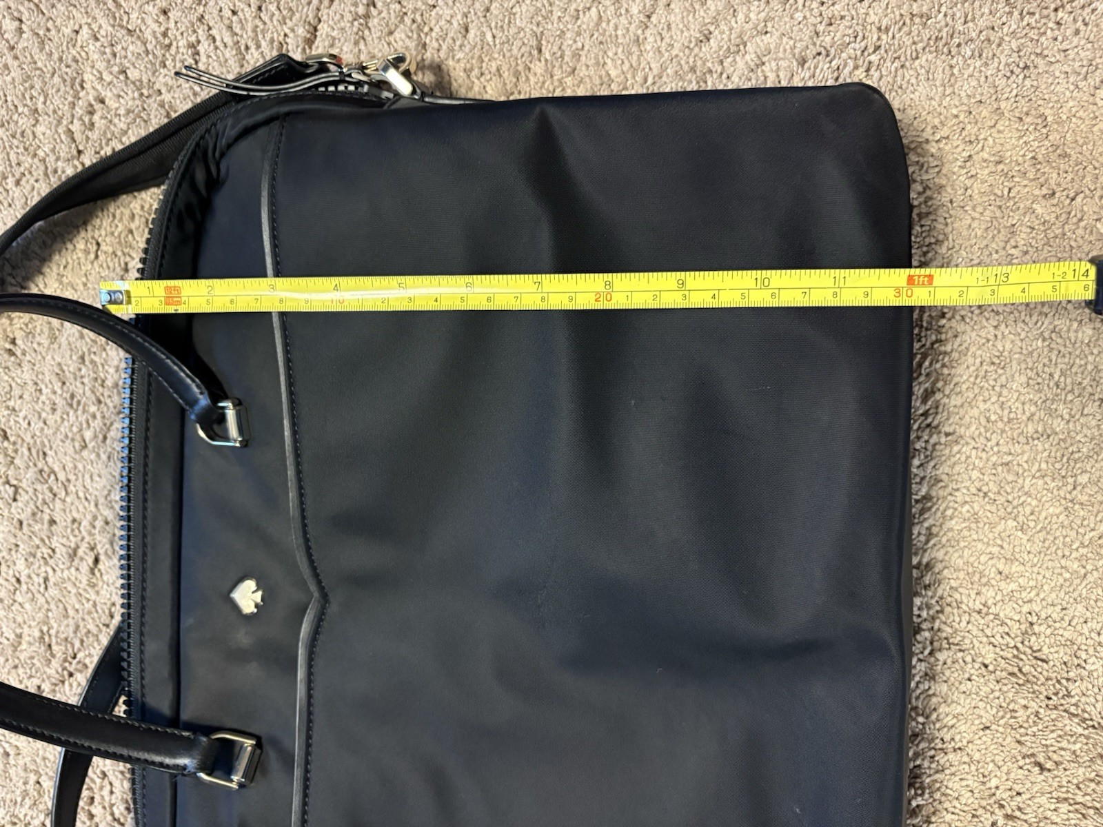 Kate Spade New York Black Nylon Laptop Bag 15″ x 11″ x 2.25″