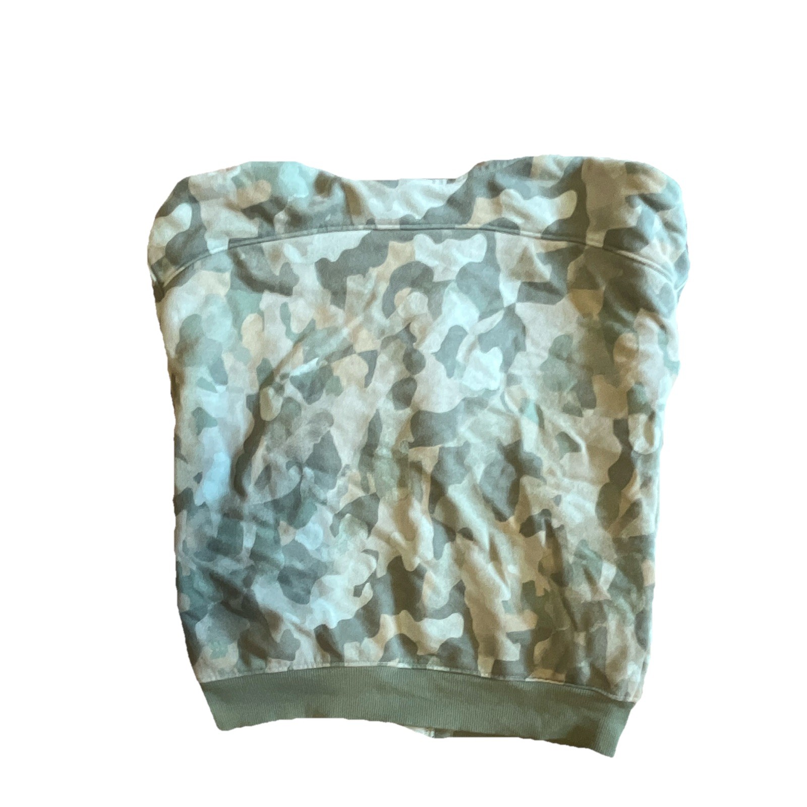 All in Motion Boys M (8) Hooded Full Zip Camo Hoodie Outdoor Green/Gray/Beige