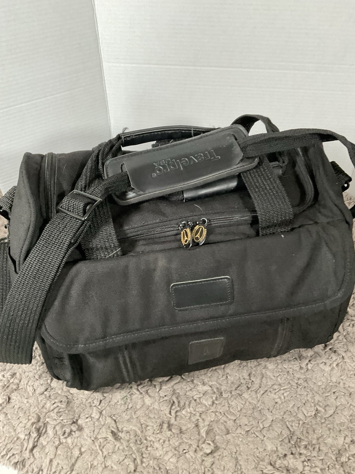Travel Pro Crew Series Cordura 18 inch Camera Carry-on Black Duffle Bag