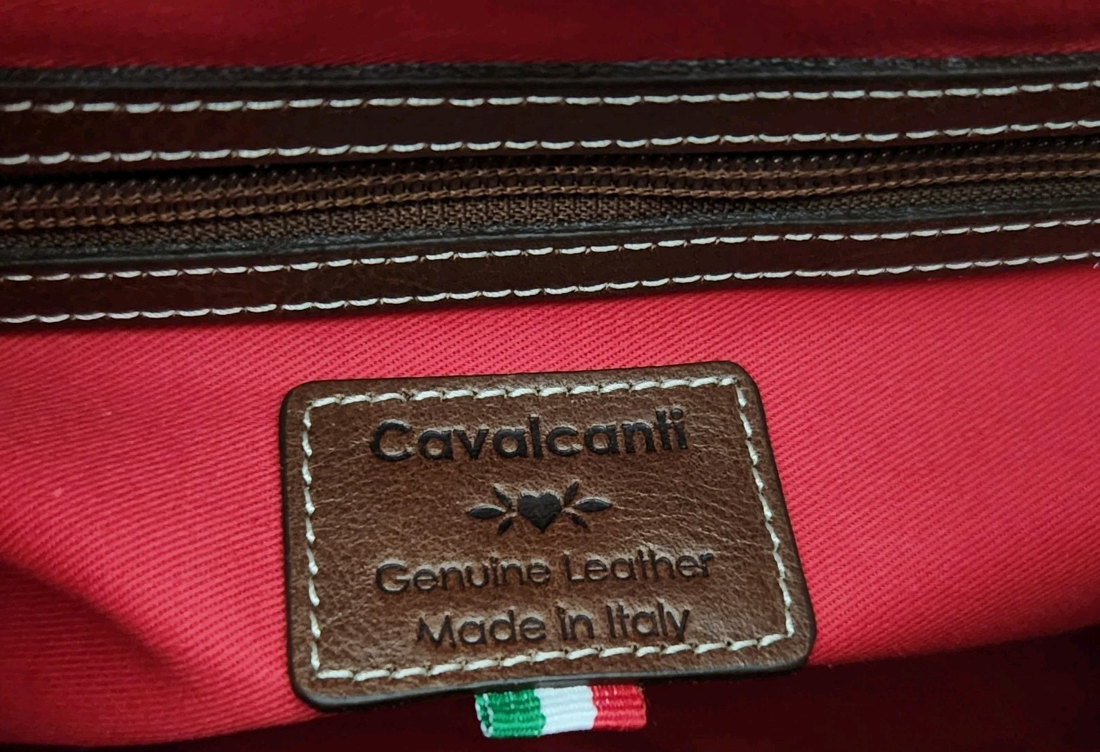 🌞CAVALCANTI ITALIAN DESIGNER HAIR CALF BROWN COWHIDE LEATHER LG HOBO BAG🌺NWT!