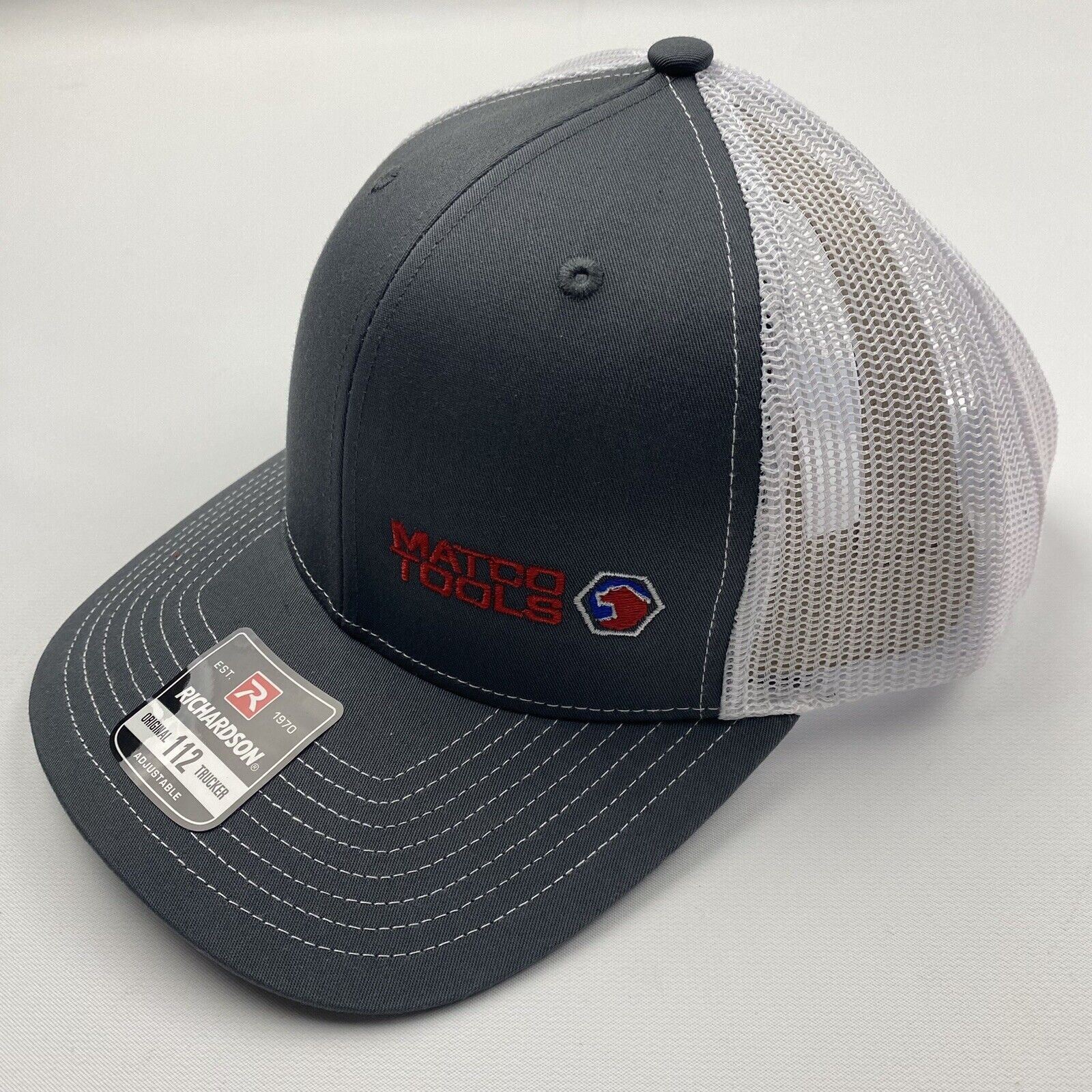 Richardson 112 Matco Tools Embroidered Curved Bill Trucker Cap Hat Mesh