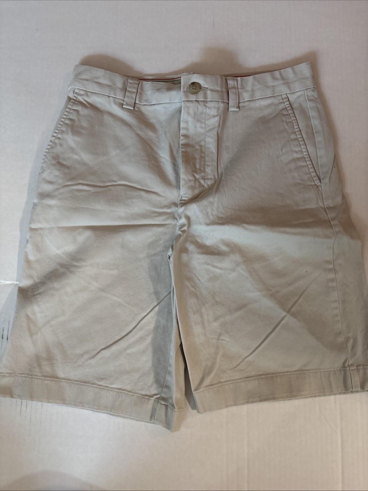 Southern Tide Boys Shorts Intercoastal Waterway Khaki Chinos Cotton Size 14