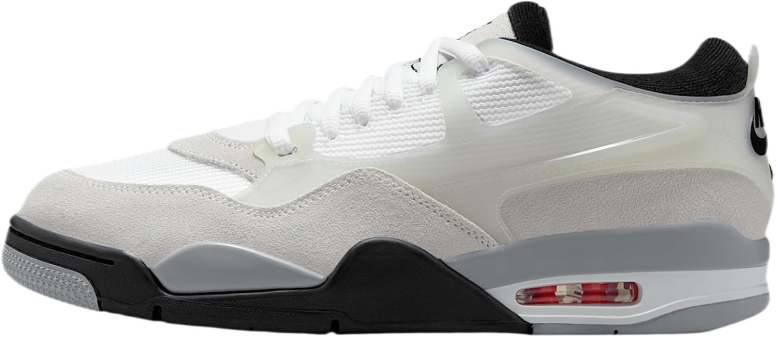 Air Jordan 4 RM Men’s Shoes (White/Infrared 23/Light Smoke Grey/Black) Size 9.5