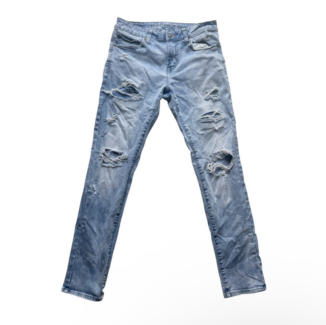 American Eagle Outfitters Men’s Distressed Skinny Jeans Size 30