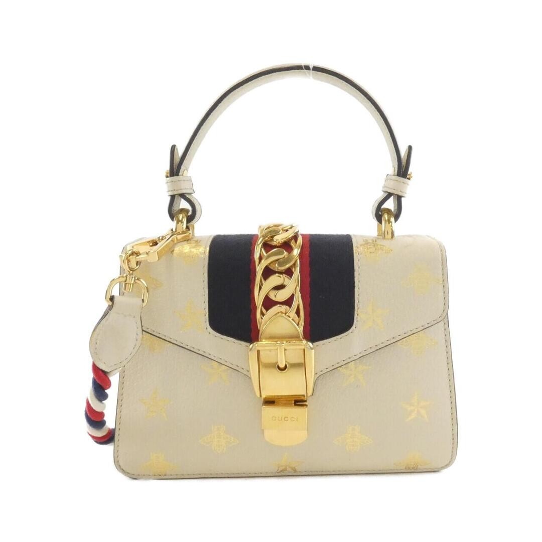Gucci Sylvie Leather Bag Women’s Used 20cm 14cm 8cm From Japan