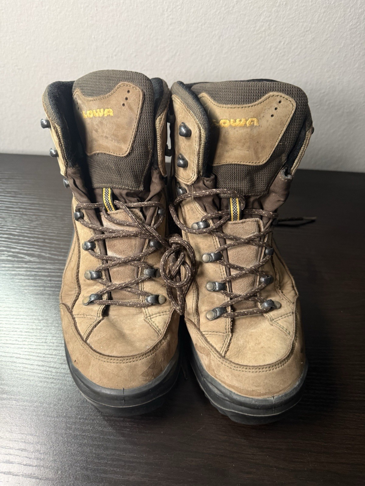 Lowa Renegade GTX Mid Hiking Men Boots Waterproof Gore-Tex Vibram Size 12