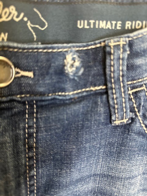 Wrangler Willow Women’s Ultimate Riding Jeans Straight Leg Size 15X34