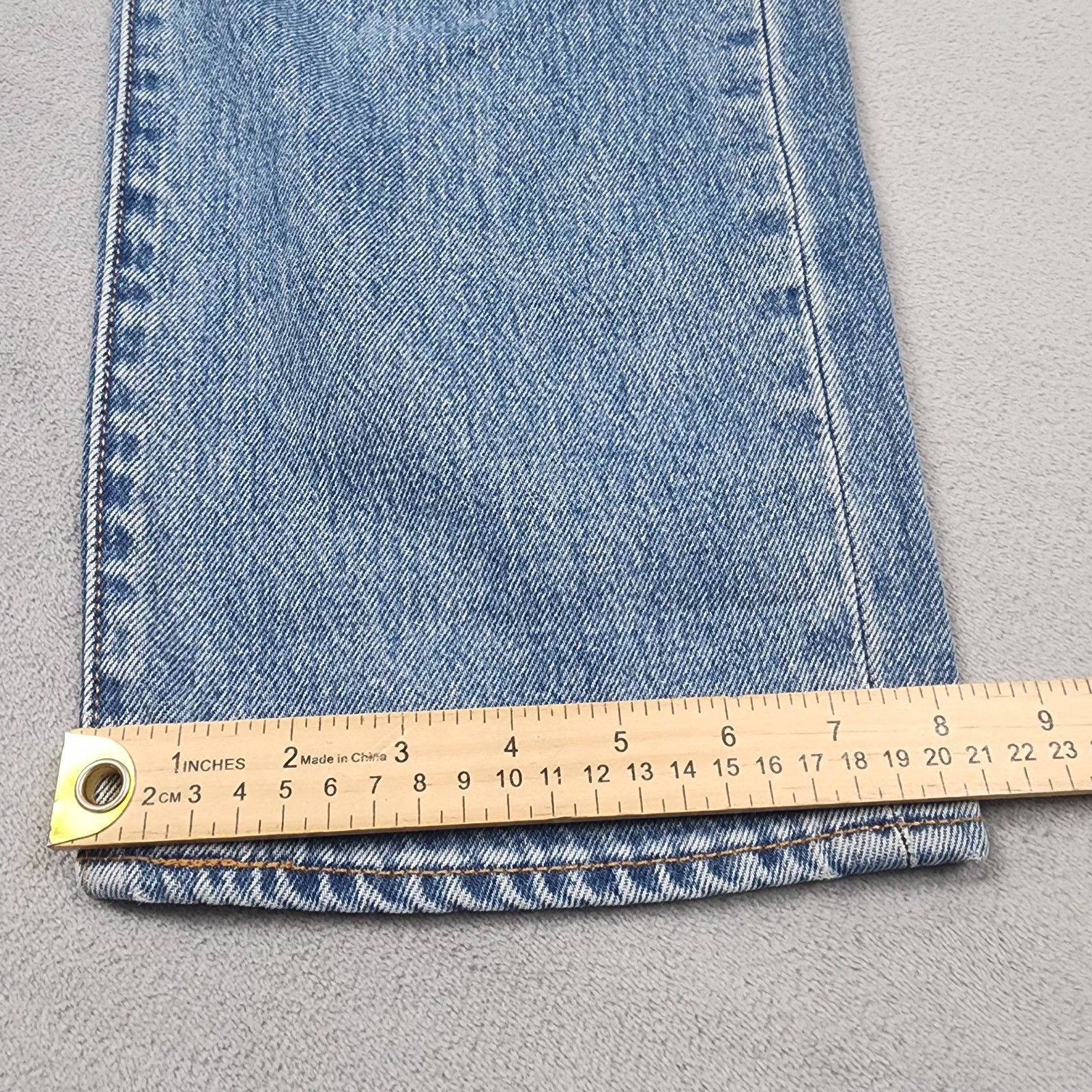 Levis 568 Premium Jeans Mens 32×34 Blue Loose Straight Denim Relaxed Fit