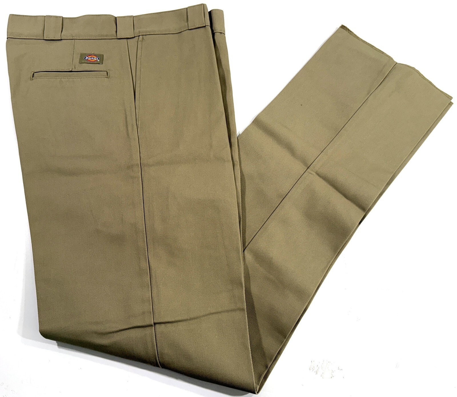 NEW MENS 36×39 DICKIES ORIGINAL 874 WORK PANTS KHAKI SIZE 36 UNHEMMED