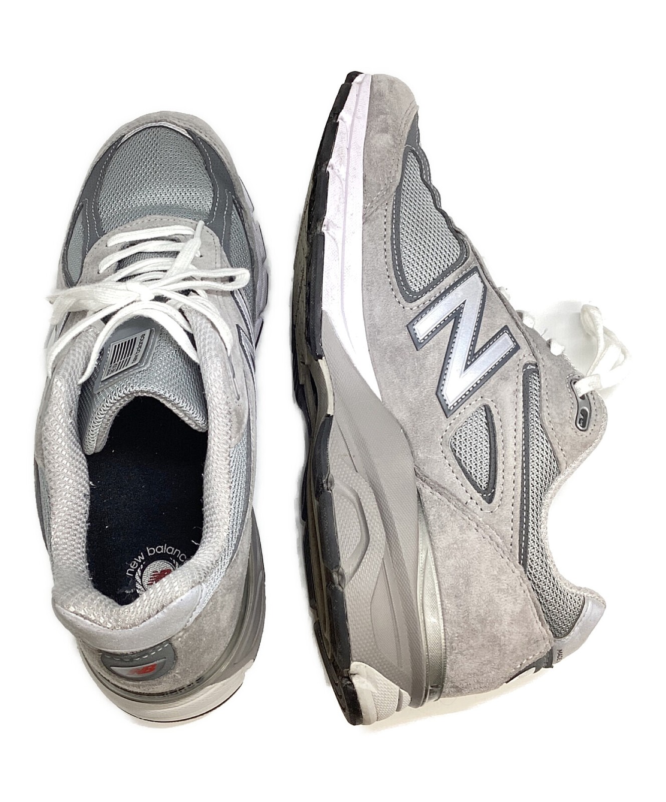 NEW BALANCE sneakers for men, gray, size U990GR4 US11 Gray
