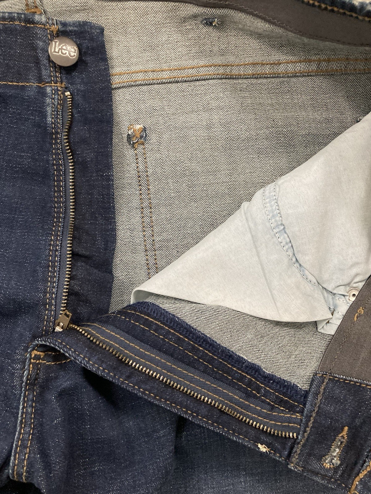 Lee Extreme Motion MVP Relaxed Straight Jeans Mens 38×30
