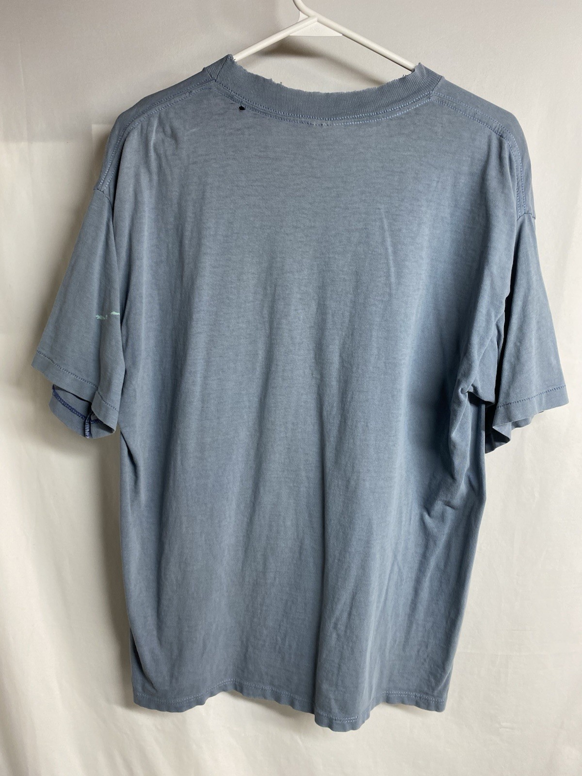 Vintage Total Tee “Chart of Hawaiian Islands” T-Shirt Blue Size L Made in USA