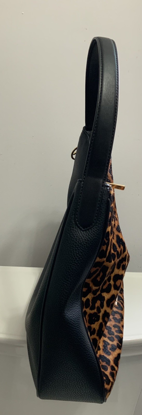 MICHAEL KORS Nayla Medium Leopard Print Calf Hair Shoulder Bag