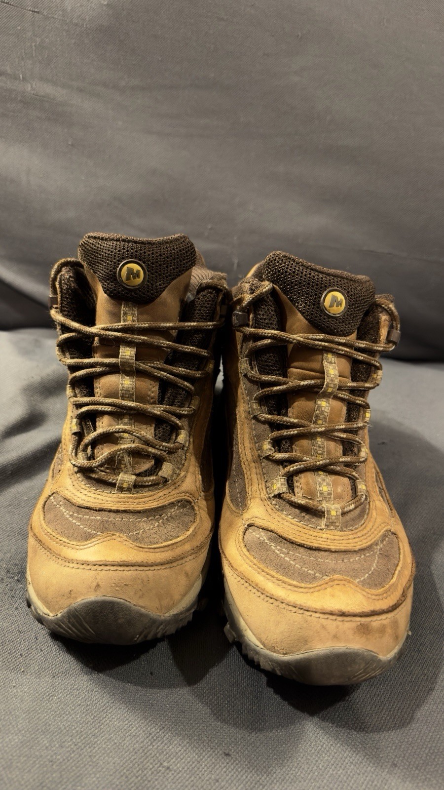 Merrell women’s 8 Continuum Waterproof Hiking Boots Brown US 8 Medium Pre-Owned