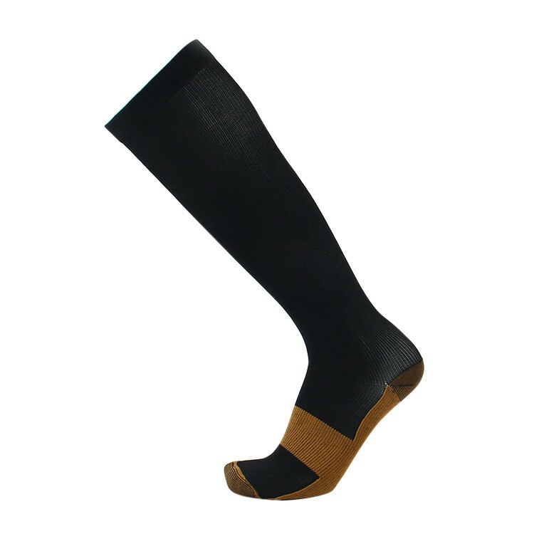 6 Pairs Copper Compression Socks Medical 30-40mmHg Best Men Women Running Sports