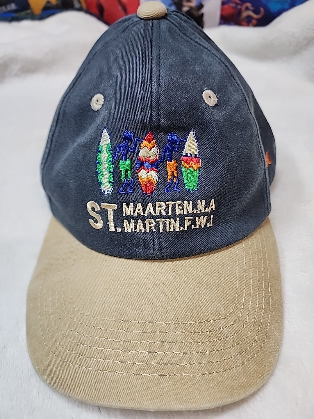 St. Maarten.N.A Martin.F.W.I Ball Cap Adjustable Baseball Hat