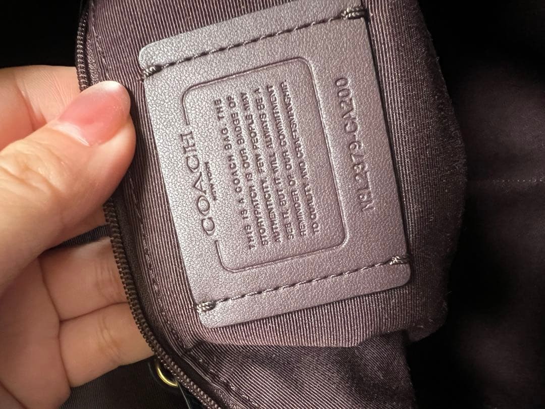 COACH Black Andy Tote Bag