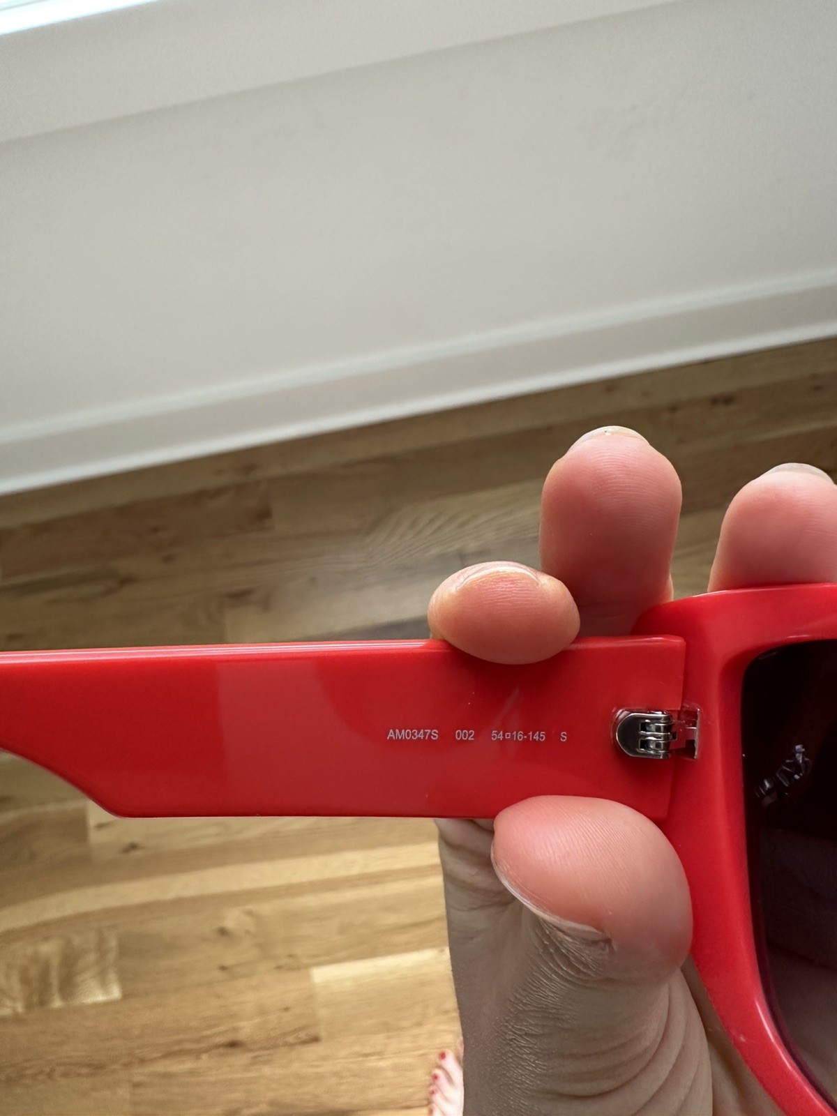 AUTHENTIC Alexander McQueen Cat Eye Sunglasses- Red.