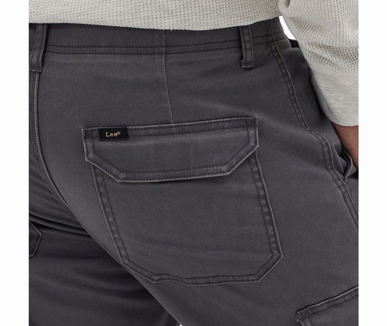 Lee – Extreme Comfort MVP Engineer Straight Fit Cargo Pants 36×34 Gray NEW wTags