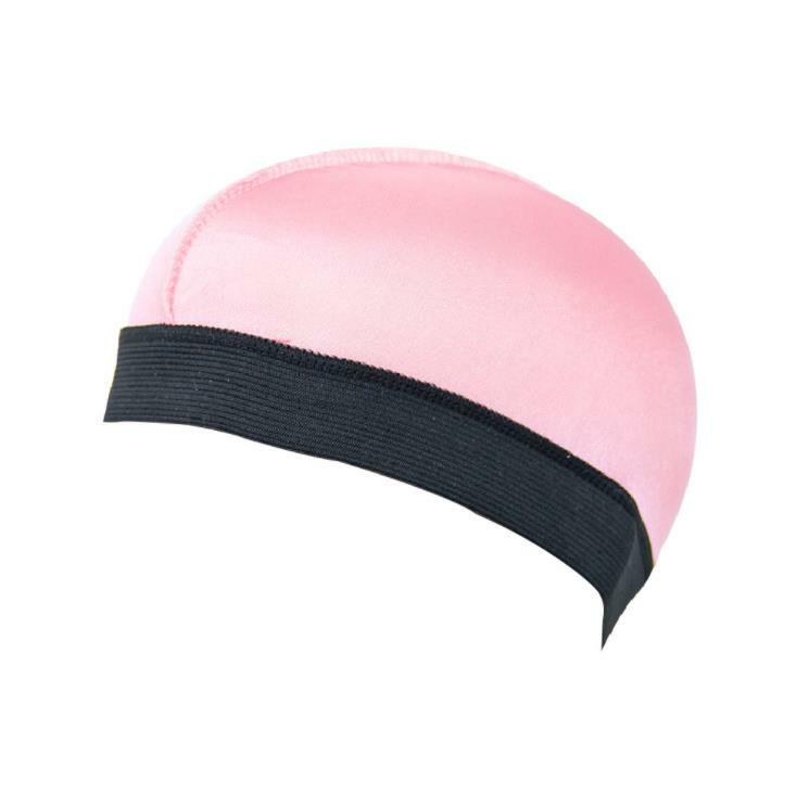 Solid Color Hip hop doorag Dome Wave Cap Stocking Caps Wide elastic band