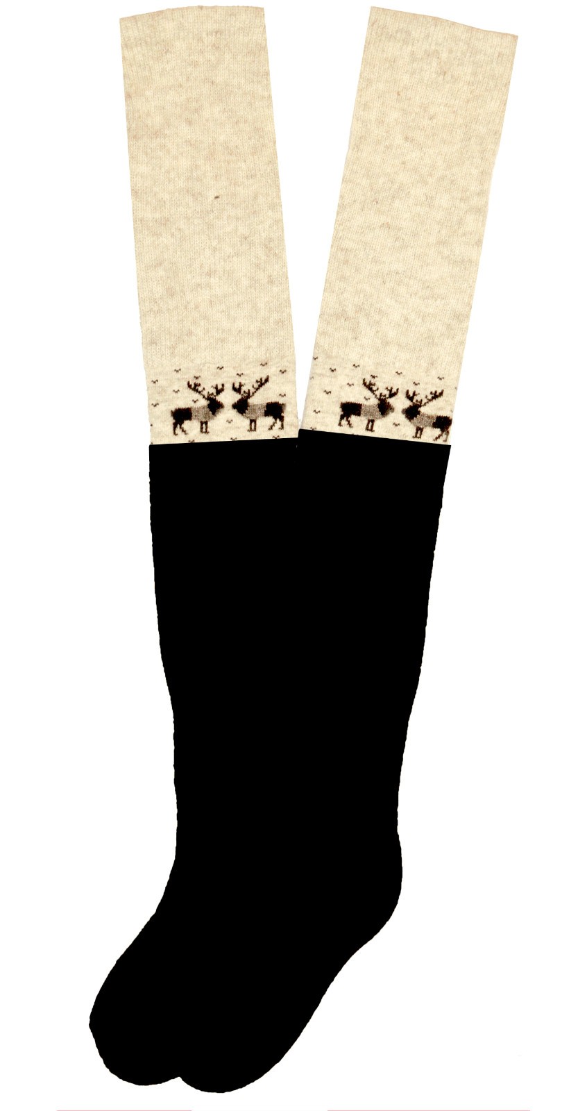 Legwarmer/ Kneewarmer Over the Knee Winter Warm 100% Wool 1 pair Socks Mongolian