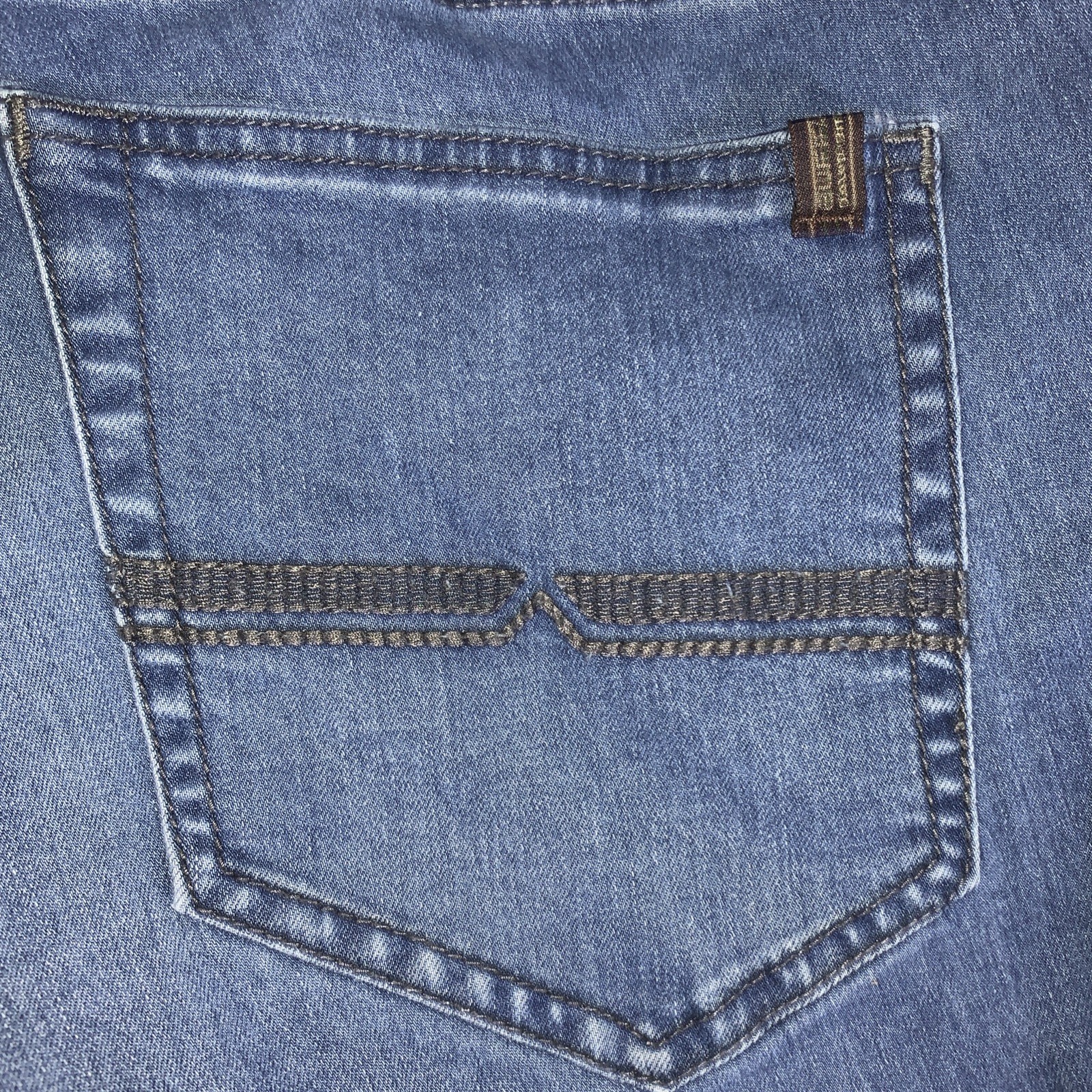 Buffalo David Bitton Jeans Mens 40×34 Axel Slim Stretch Blue Denim