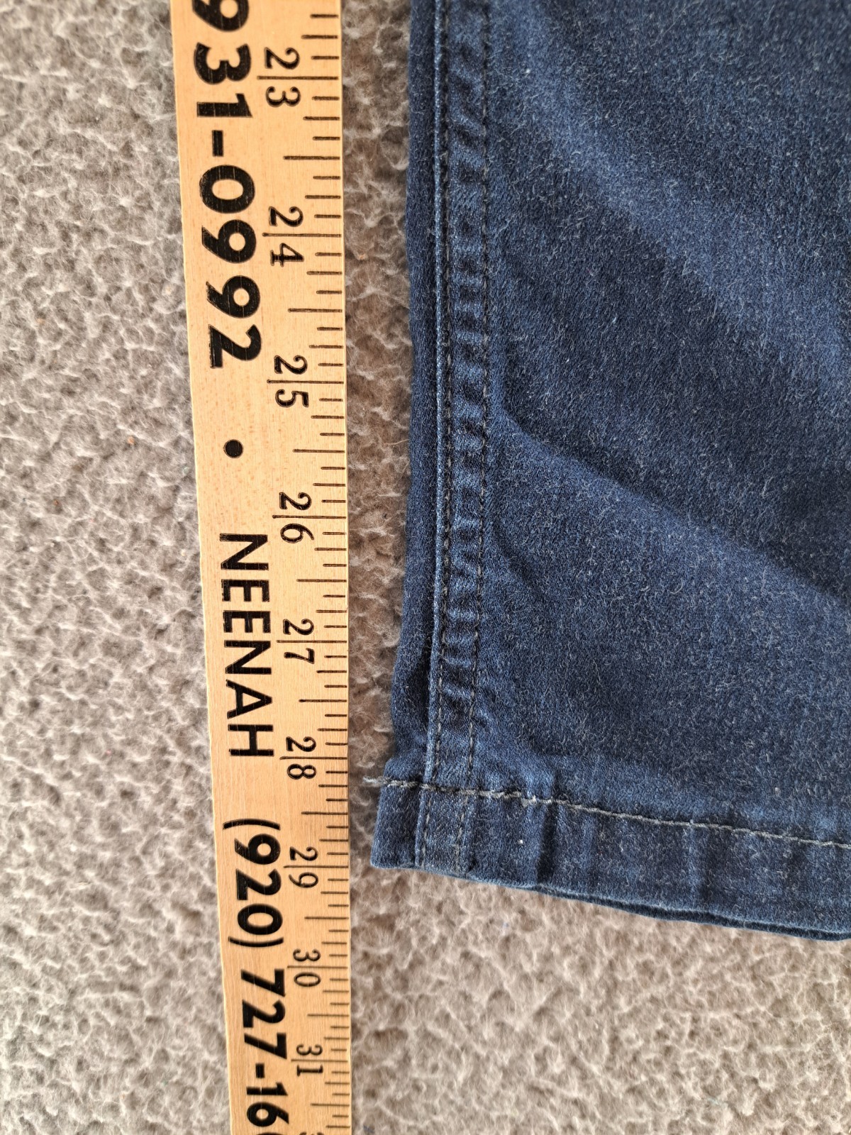 Mugsy Fultons Jeans Mens 32×30 Act 31×29 Blue Dark Wash Straight Leg FLX3NFU