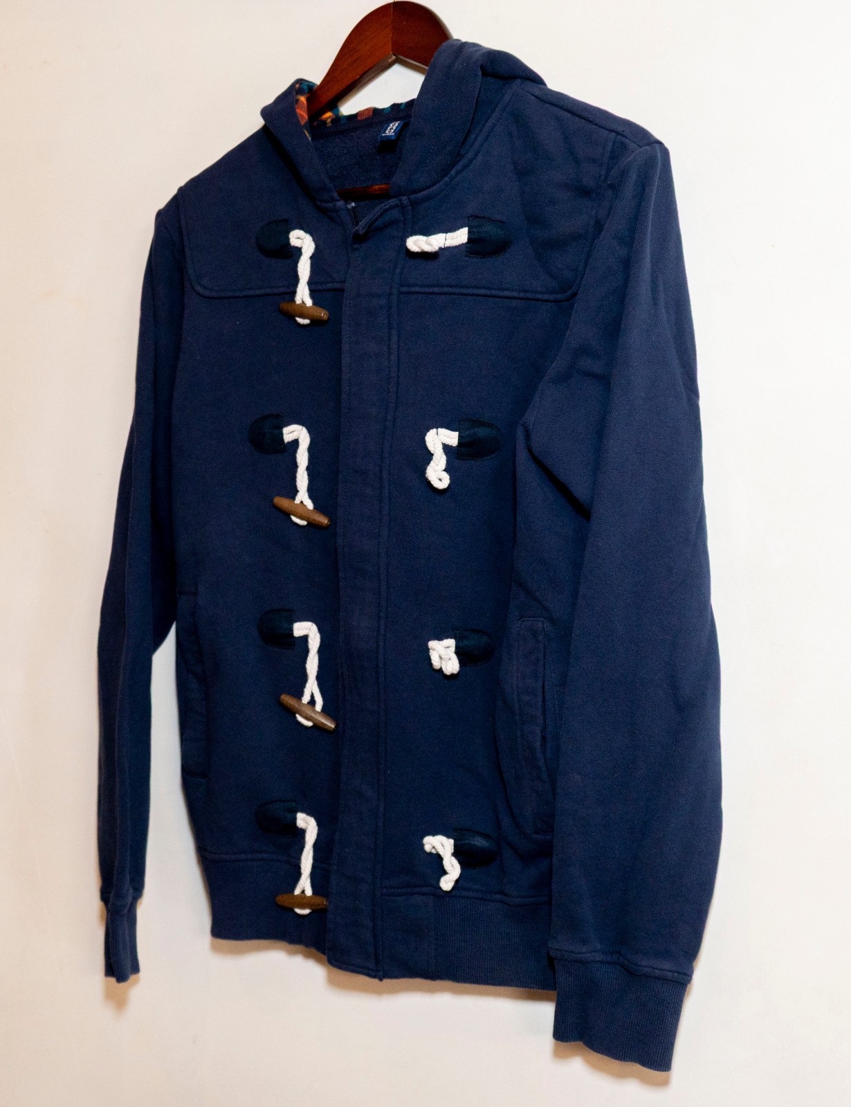 Divided Size M Blue Zip Up Hoodie – Good Condition (See Description for Size)