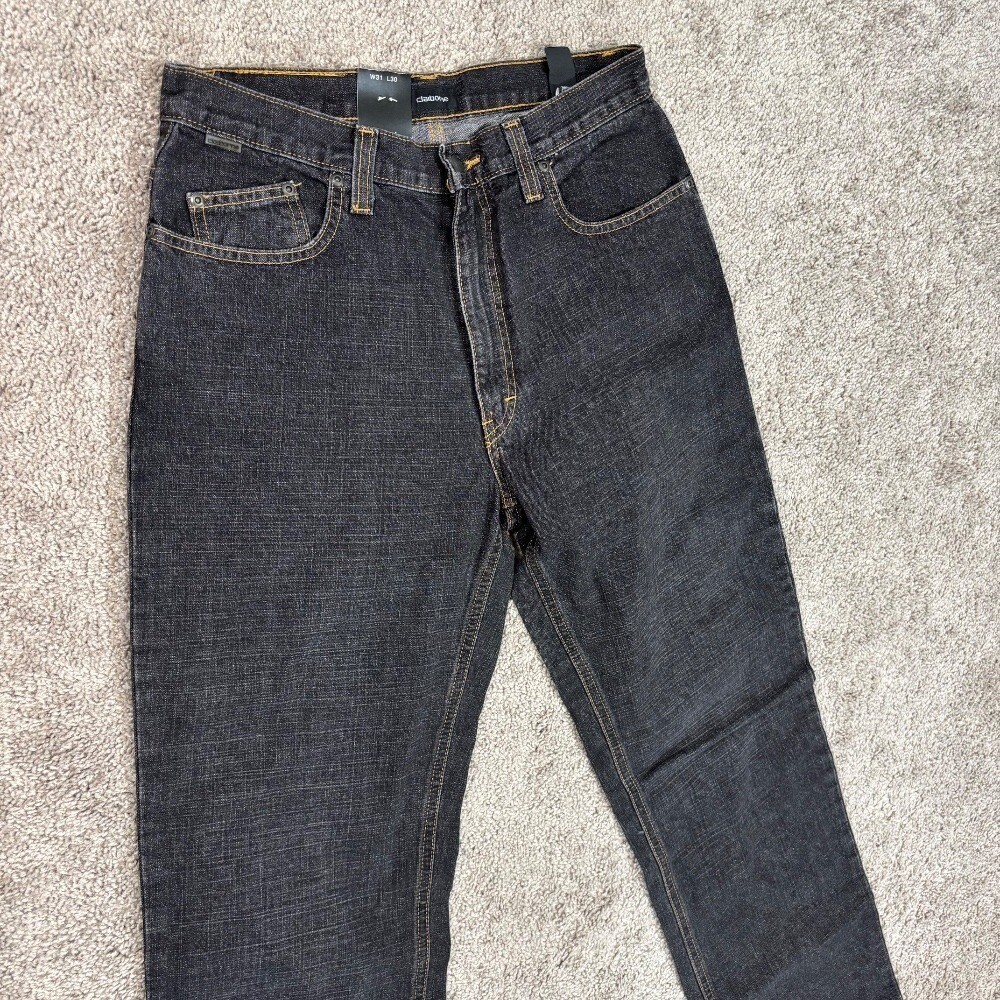 Claiborne Mens Straight Leg Jeans 31×30 Dark Wash Denim NWT