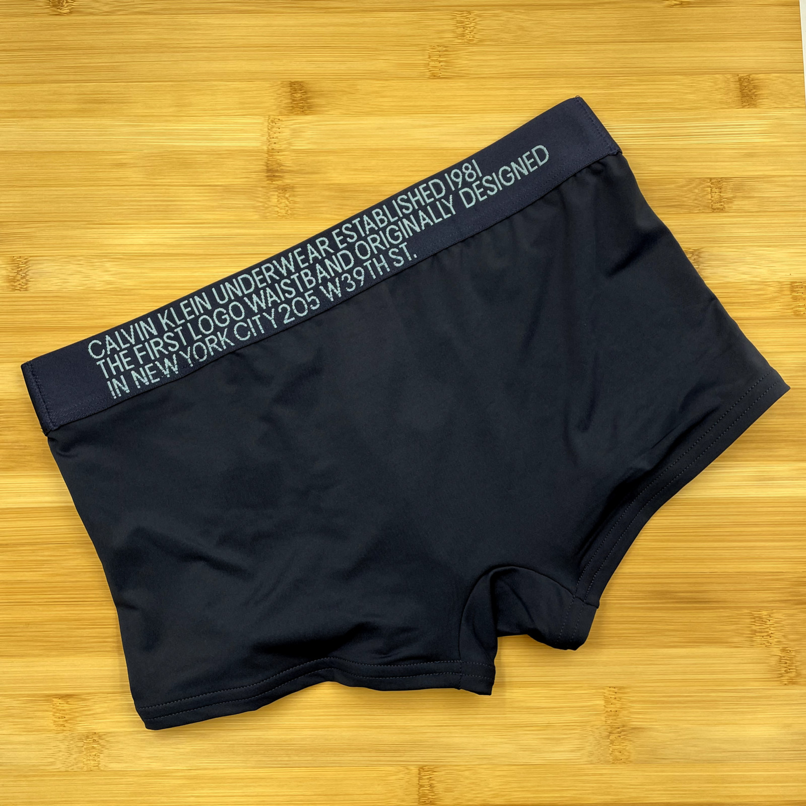 Calvin Klein Statement 1981 Microfibre Low Rise Trunk – Small – Dark Navy