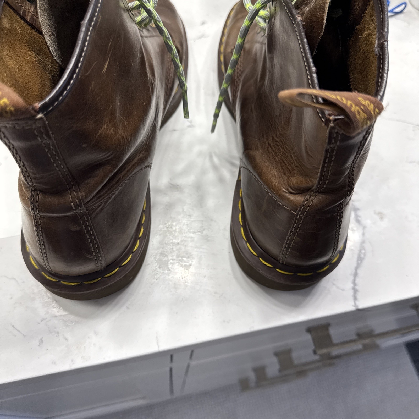 Vintage Dr Martens 101 6 Eye Combat Boots Men’s Size US 12 UK 11 Brown