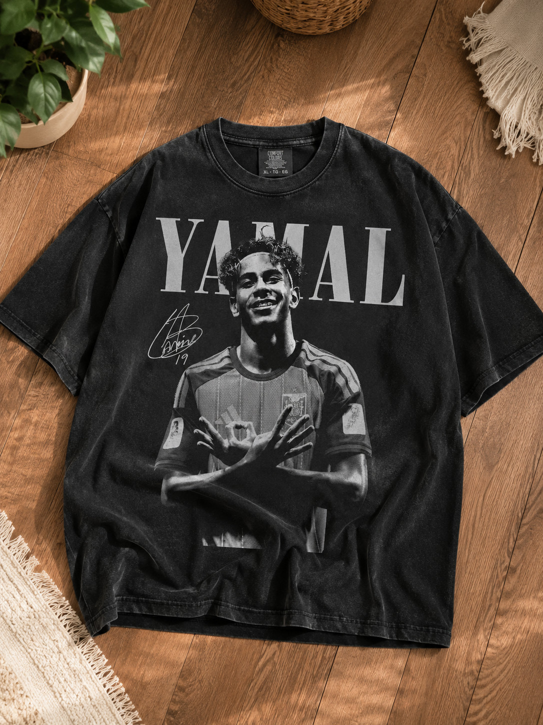 Comfort Colors Lamine Yamal Spain Signature Vintage Shirt