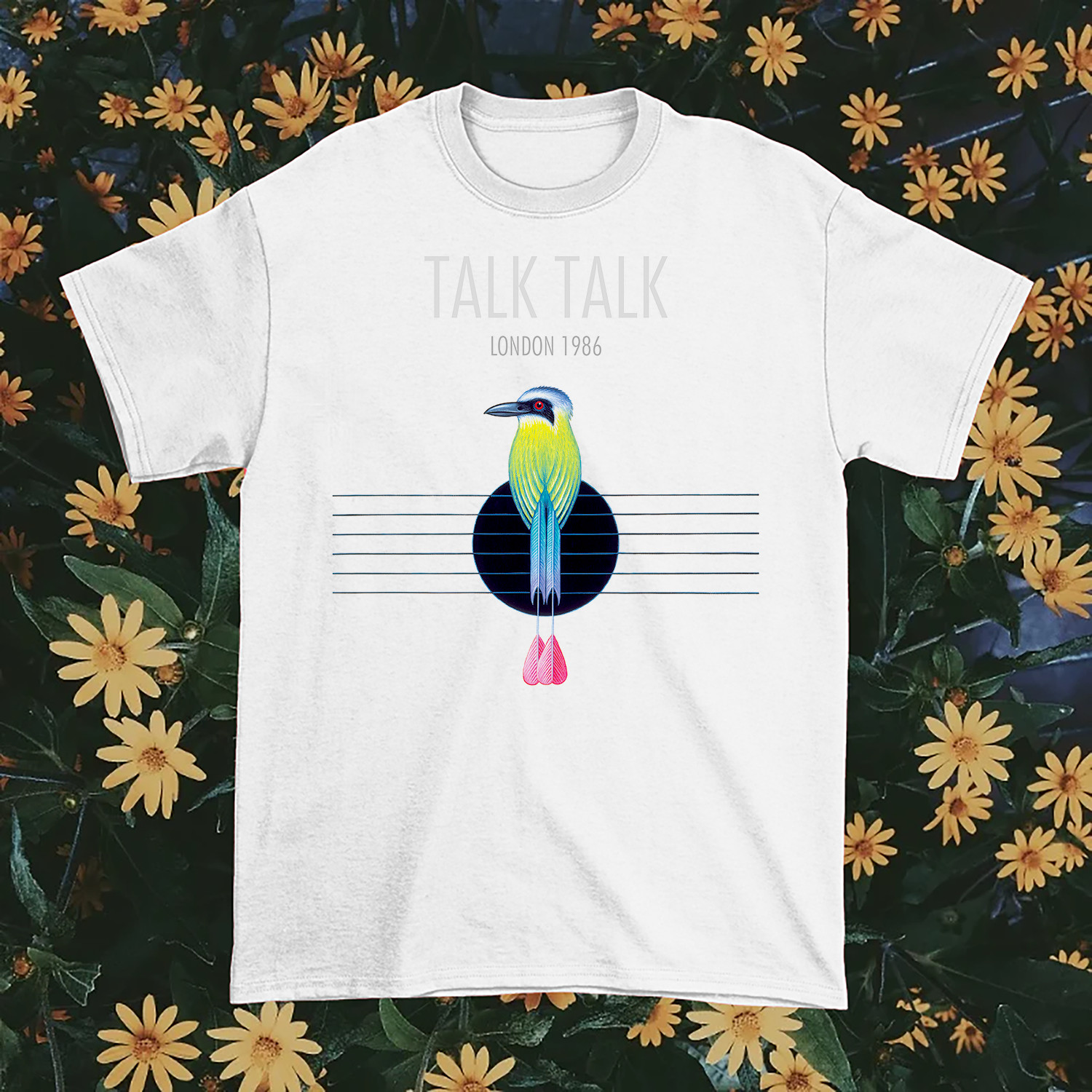 Talk Talk Band London 1986 Cotton White All Size T Shirt For Men TR266