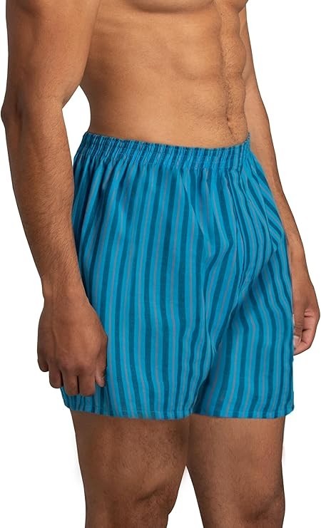 2 or 4 Fruit of the Loom Men’s Tag-Free Boxer Underwear Shorts Pattern Woven