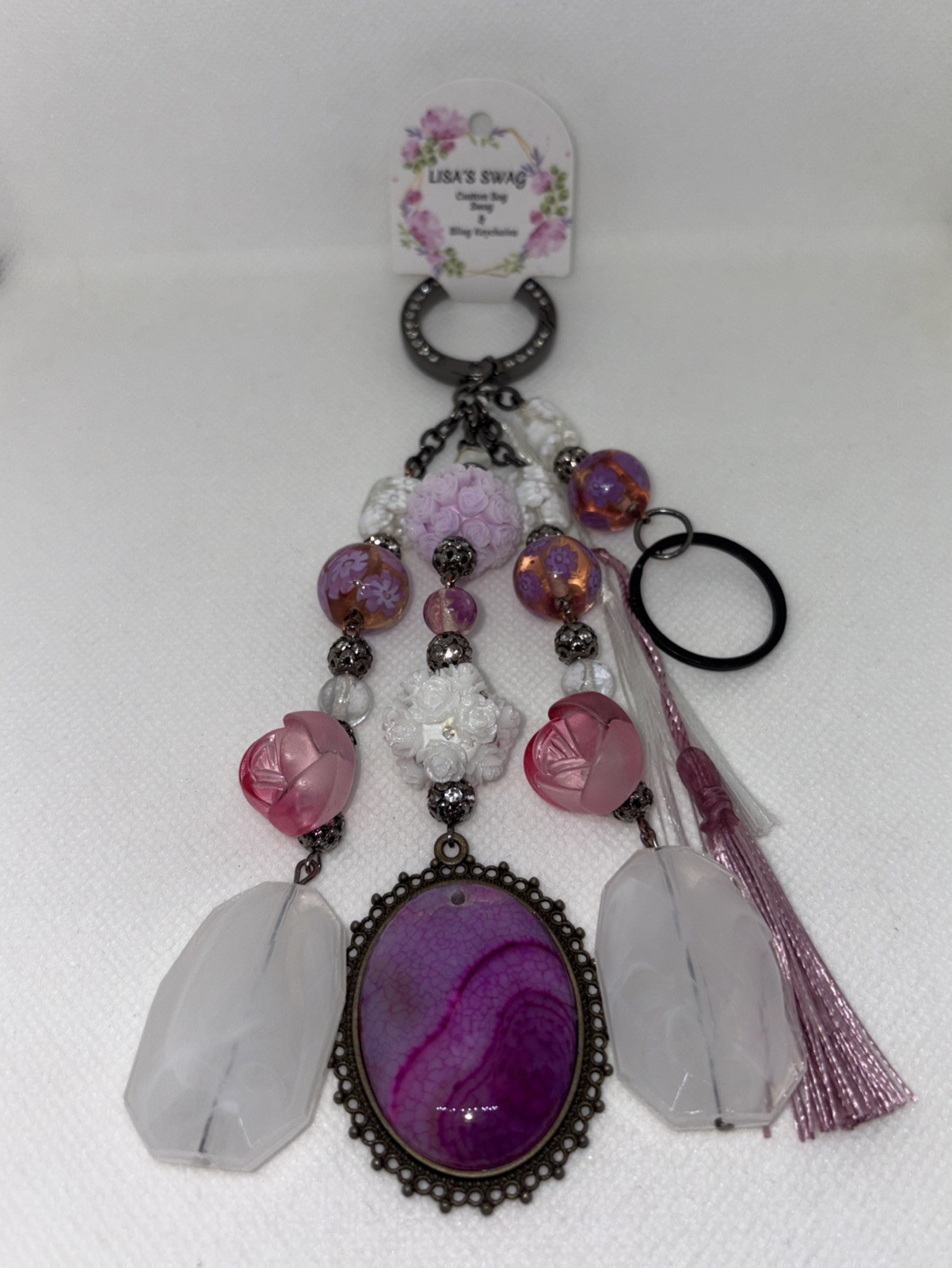 Purse Charm✨Bag Charm✨Bag Swag✨Handmade Bling Keychain✨Handbag Jewelry✨NWT