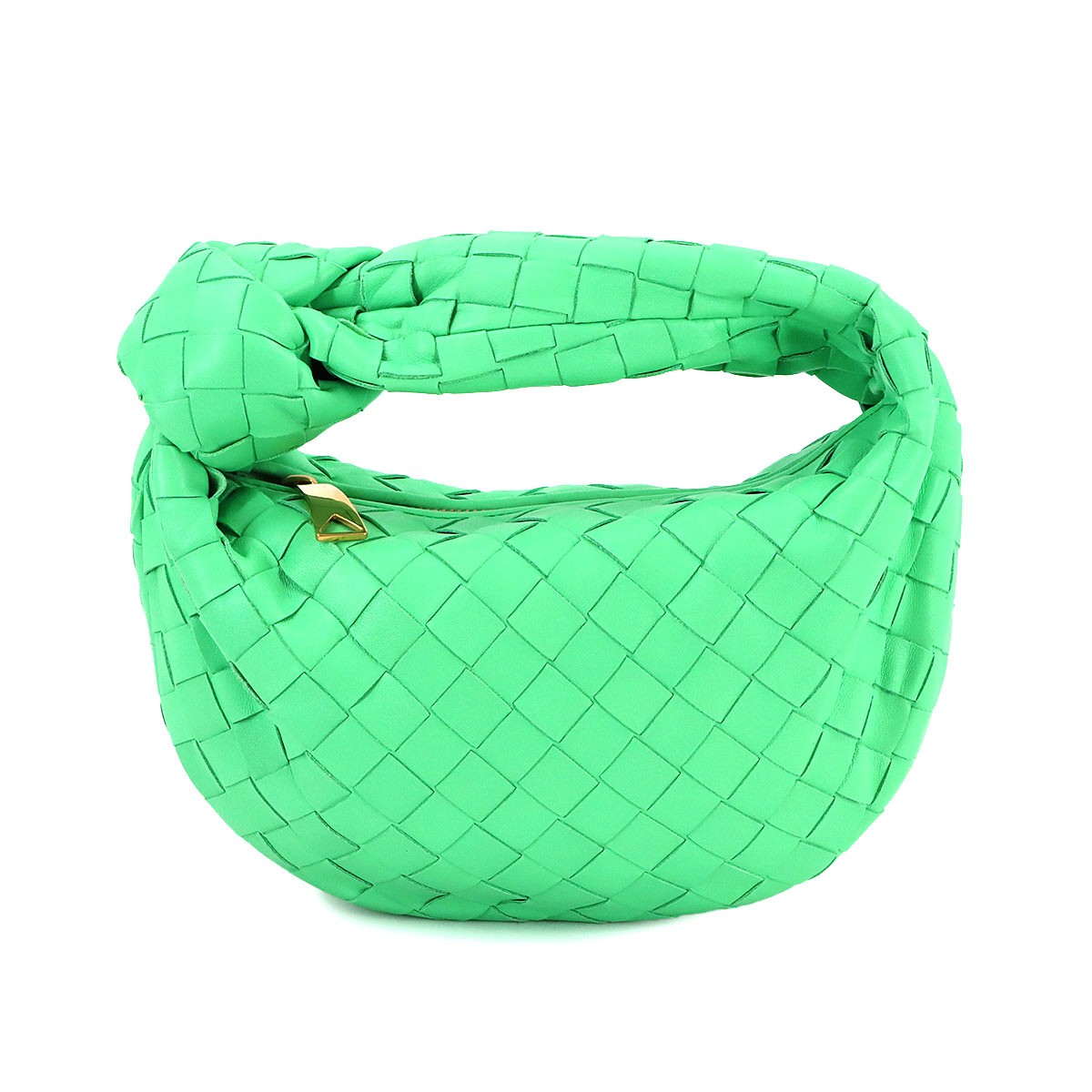 BOTTEGA VENETA Mini Jodie Hand Bag Leather Green 651876 Purse 90320709