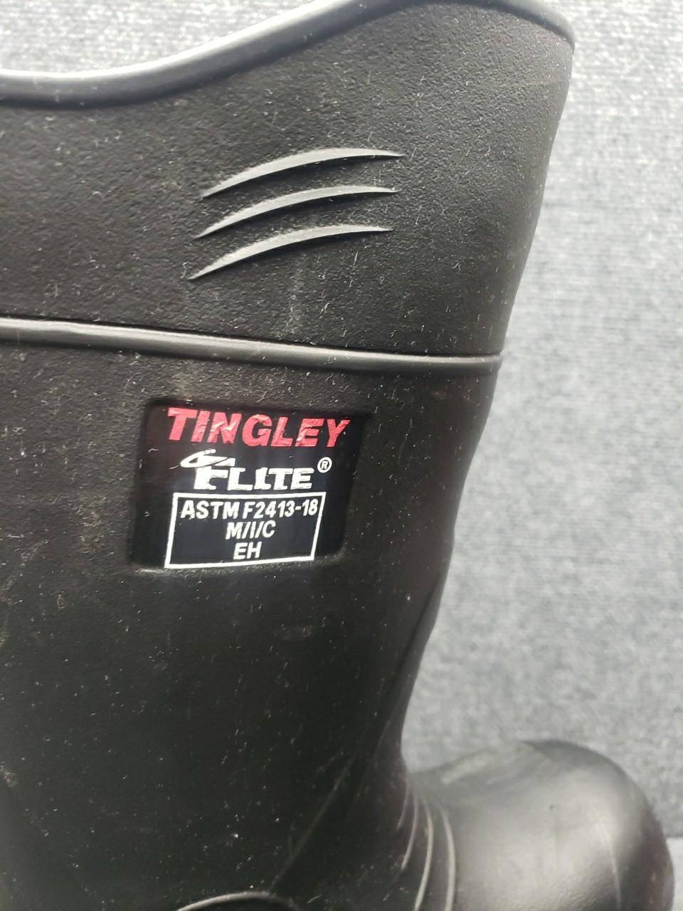 Tingley Profile Boots Mens Men 10 Black Safety Toe ASTM F2413-18 Work Rain