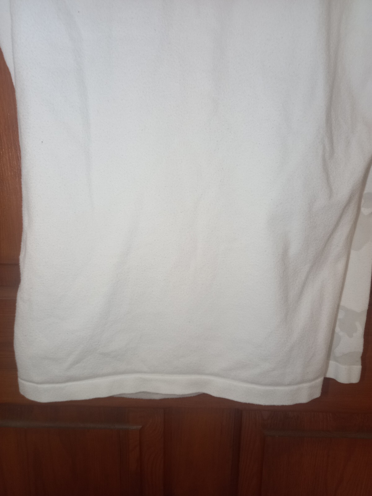 Phase Eight V Neck Leticia Burnout Floral White & Grey Top Tee | Size UK 12