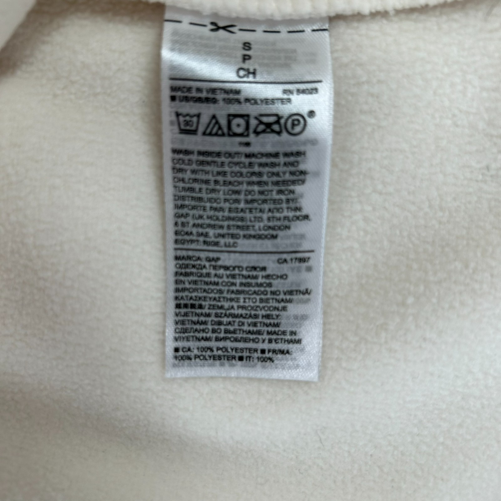 GAP BODY Sherpa Fleece Pullover Comfy Fit with Loose Turtleneck Womens Small