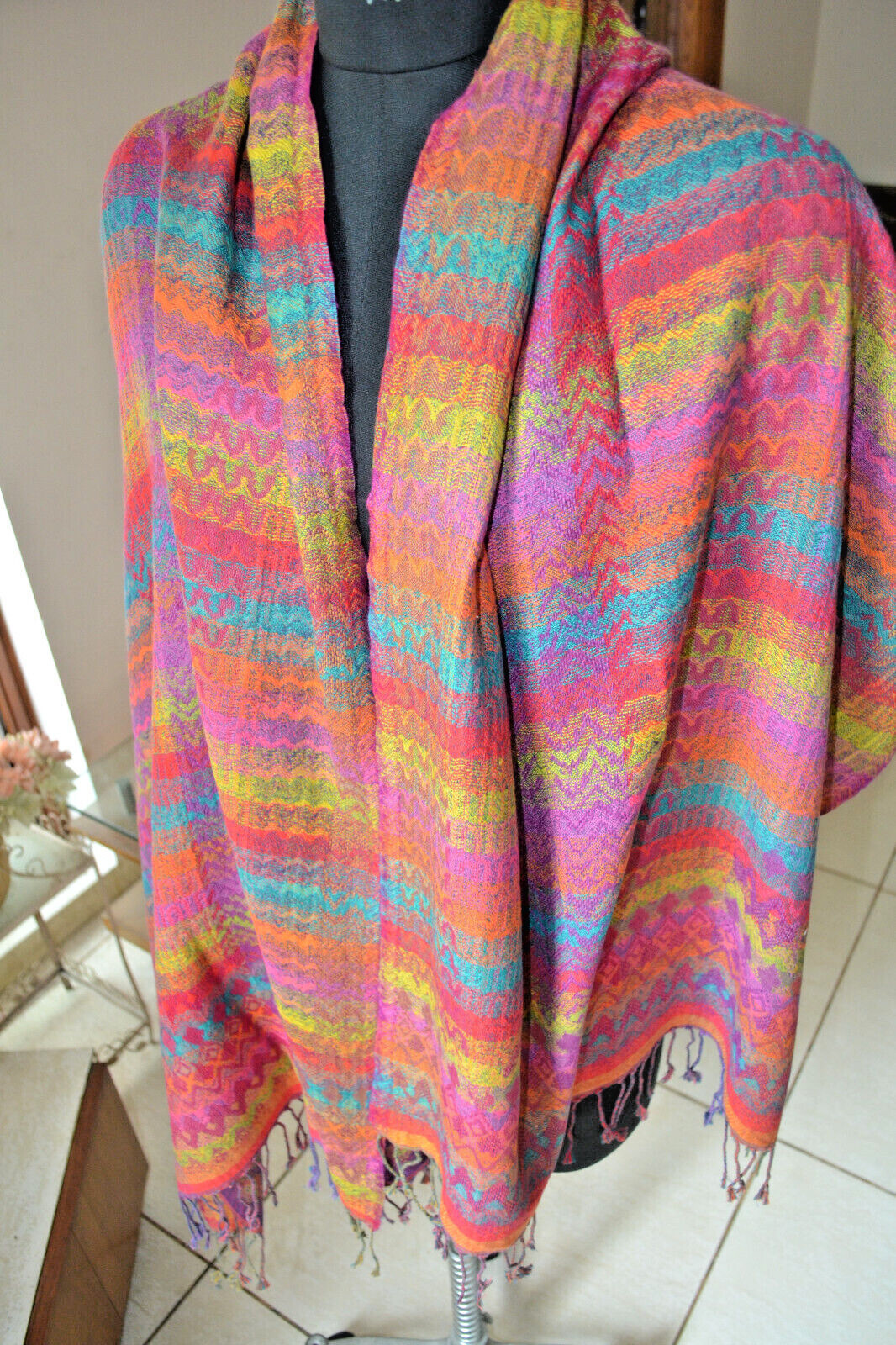 NEW DESIGNER JAMAVAR STOLE ~ 100% CASHMERE ~ PASHMINA SHAWL~ 16 DESIGNS CHOICE