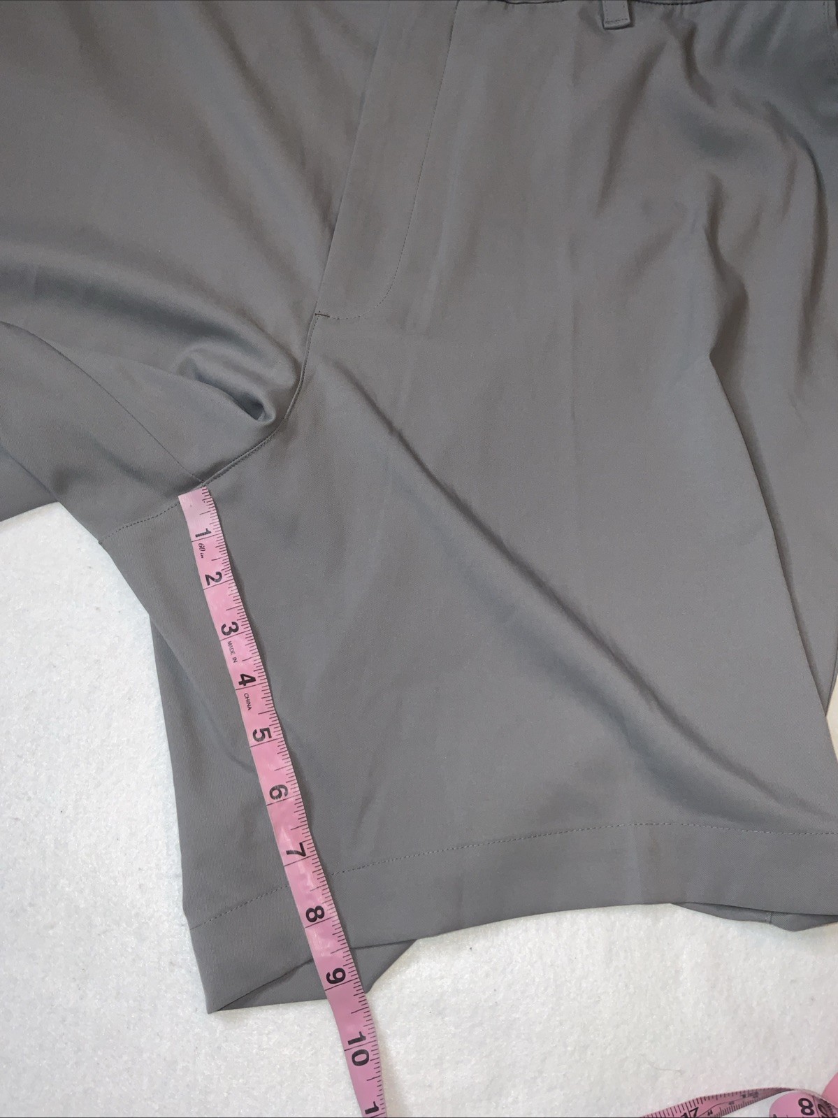 Callaway Men Stretch Flex Fabric Opti-Dri Quiet Shade Grey UPF 50 Shorts Sz 46B
