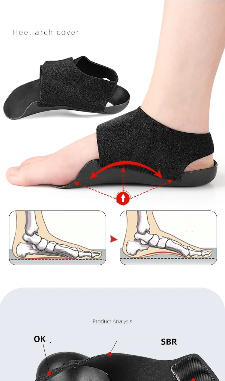 Arch Insole XO-shaped Leg Flat Foot Arch Support